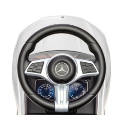 Vehicul cu mâner Mercedes C-Class Deluxe Alb