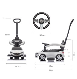 Mercedes C-Class Deluxe Ride-On Vehicle White