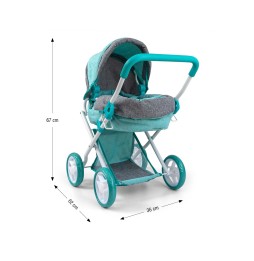 Alice Prestige Mint Doll Stroller