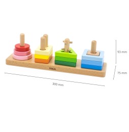 Viga 44685 Shape Sorting Blocks