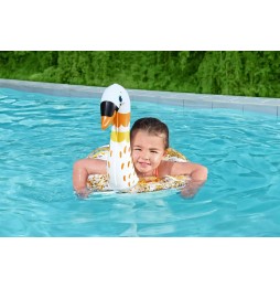 Glitter Swim Ring Swan 61cm