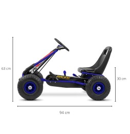 Gokart na pedały Thor Blue