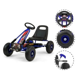 Gokart na pedały Thor Blue