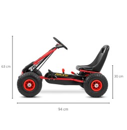 Gokart na pedały Thor Red