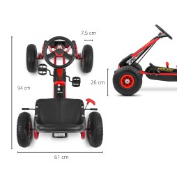 Gokart na pedały Thor Red