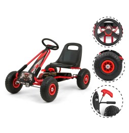 Gokart na pedały Thor Red