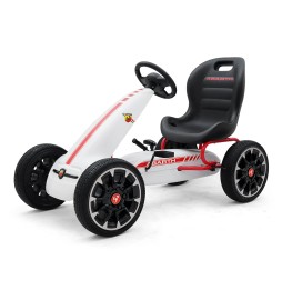 Abarth White Pedal Go-Kart