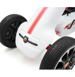 Abarth White Pedal Go-Kart