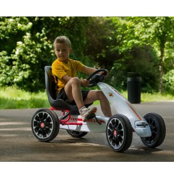 Abarth White Pedal Go-Kart