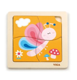 Viga 50136 Butterfly Puzzle for Kids