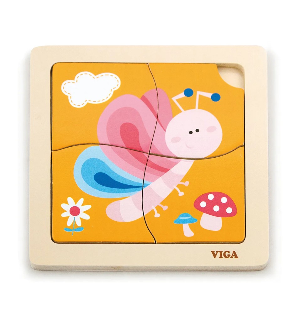 Viga 50136 Butterfly Puzzle for Kids