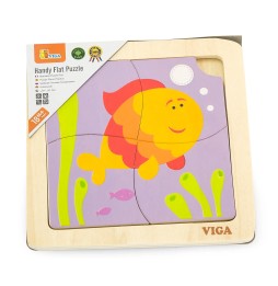 Viga 50144 Puzzle on Base - Fish