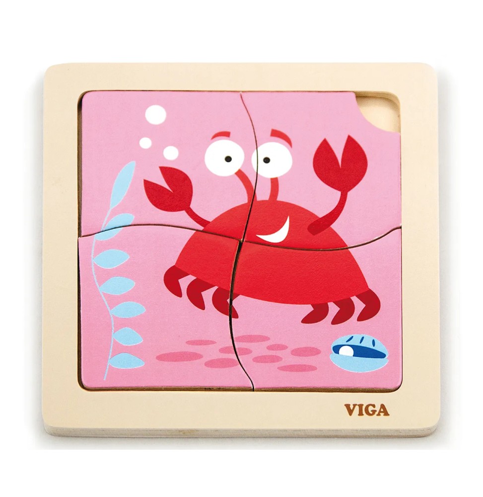 Viga Crab Puzzle for Kids