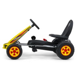 Gokart cu pedale Viper Red pentru copii