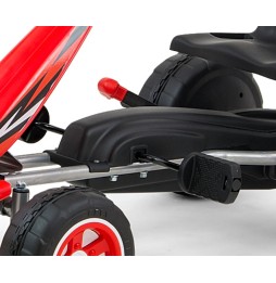 Gokart cu pedale Viper Red pentru copii