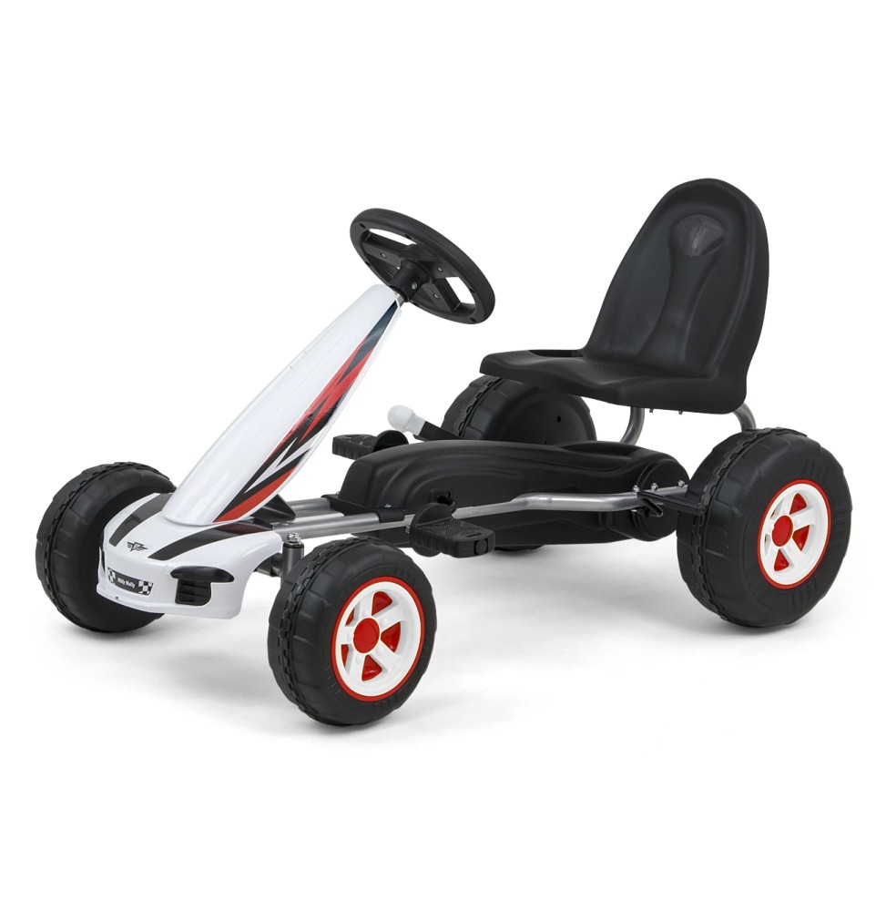 Viper White Pedal Go-Kart