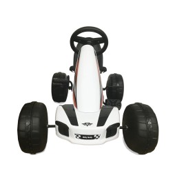 Go-kart cu pedale Viper Alb