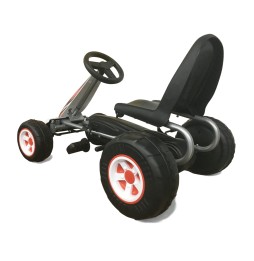 Go-kart cu pedale Viper Alb