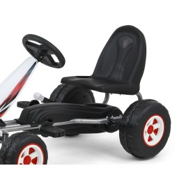 Viper White Pedal Go-Kart