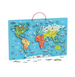 Viga 44508 Educational Board with World Map