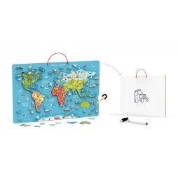 Viga 44508 Educational Board with World Map