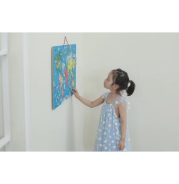 Viga 44508 Educational Board with World Map