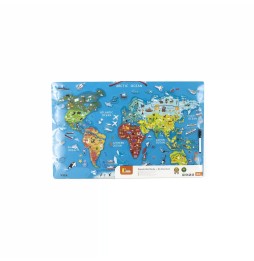 Viga 44508 Educational Board with World Map