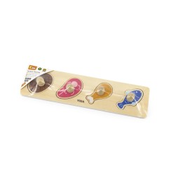 Viga 44533 Puzzle with Handles - Food