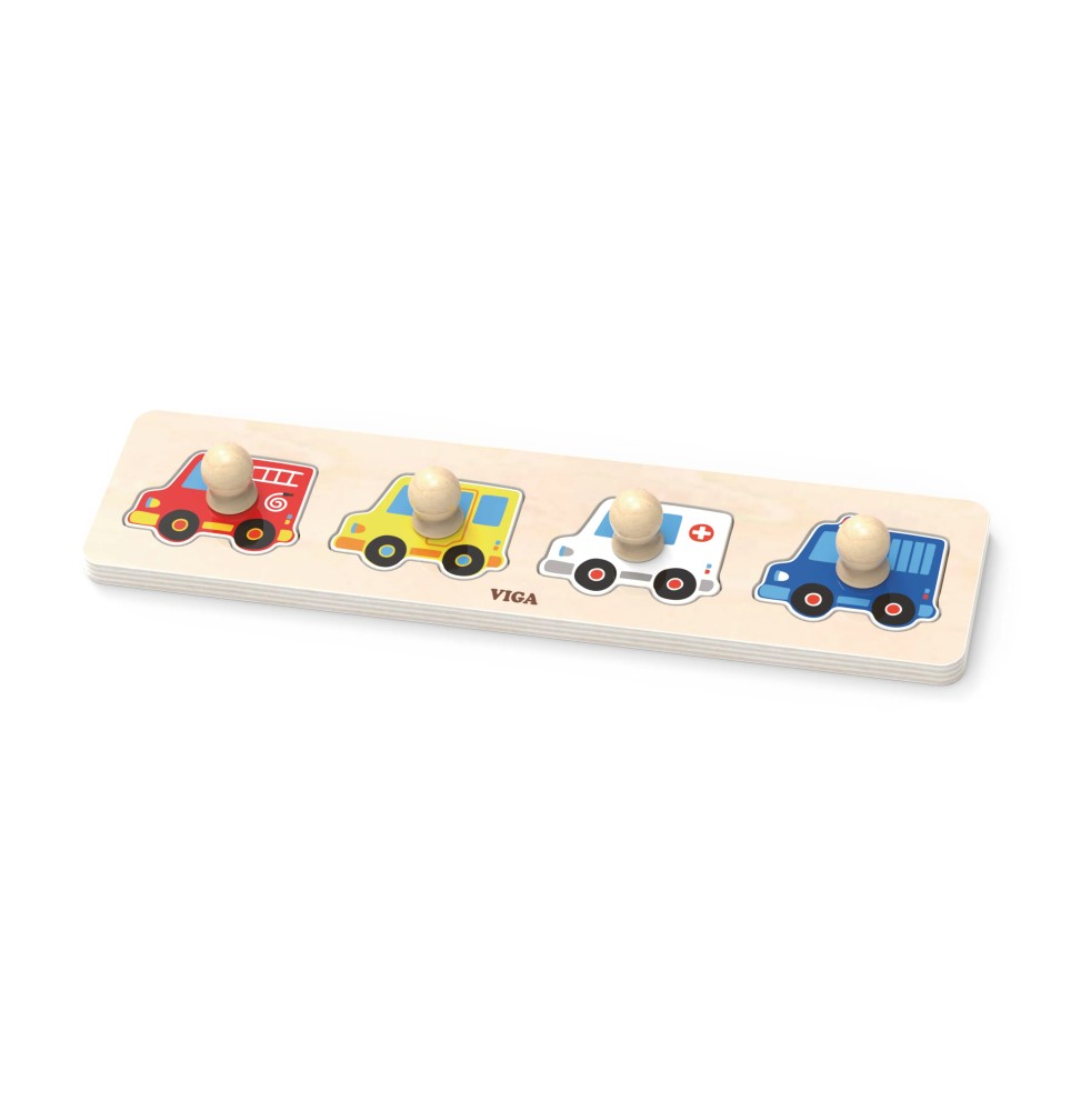 Viga 44535 Puzzle with Handles - Cars