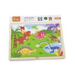 Viga 51460 Dinosaur Puzzle 24 Pieces