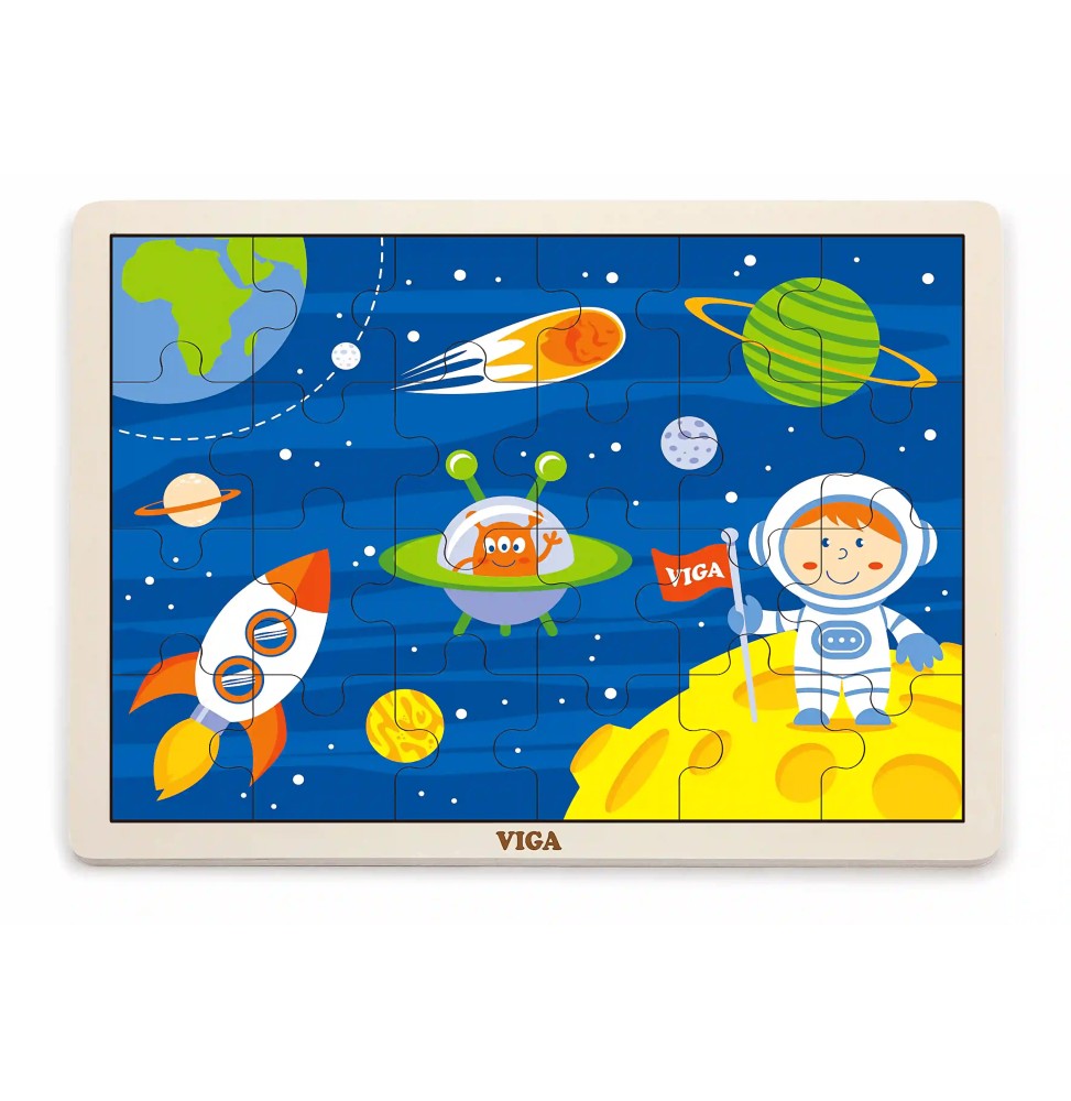 Puzzle Viga 24 piese - aventură cosmică