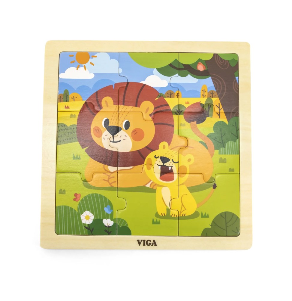 Viga Lion Puzzle 9 Pieces