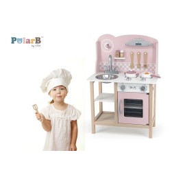 Viga PolarB Kitchen with Accessories Silver-Pink