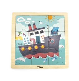 Viga 44630 Puzzle vapor - 9 piese