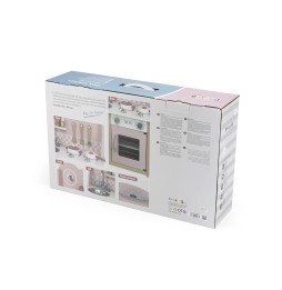 Viga PolarB Kitchen with Accessories Silver-Pink