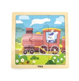 Viga 44631 Puzzle 9 elementów pociąg