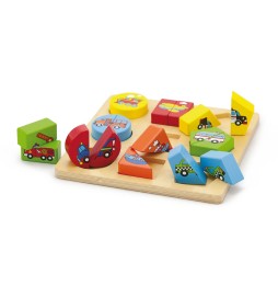 Viga 59586 2in1 Puzzle - Vehicles