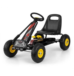 Thor Black Pedal Go-Kart - Milly Mally