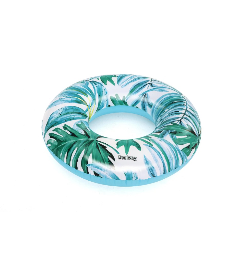 Bestway Swimming Ring Flowers 119cm Blue