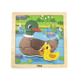 Viga Duck Puzzle - 9 Pieces