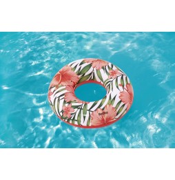 Bestway Swimming Ring Flowers 119cm Blue