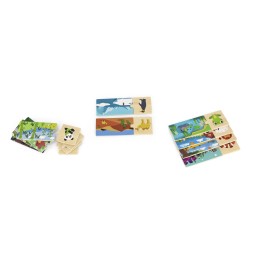 Viga 44675 Drewniane puzzle Mój dom