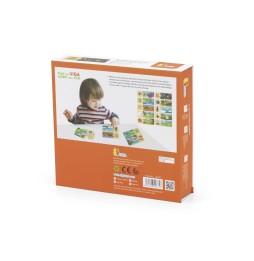 Viga 44675 Wooden Puzzle My House