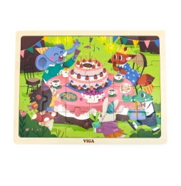 Viga Puzzle 24 Pieces - Educational Fun