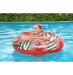 Bestway Swimming Ring Flowers 119cm Pink