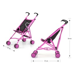 Doll Stroller Julia Prestige Black