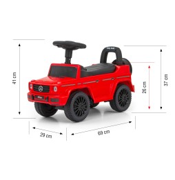 Mercedes G350d Red S Ride-On for Kids