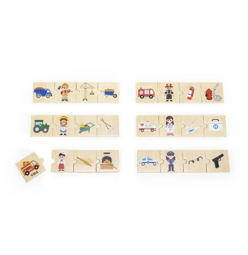 Viga 44749 Set de puzzle - meserii și unelte