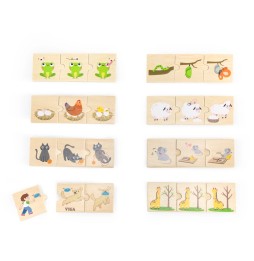 Viga 44751 Logic Puzzle Set - Nature and Animals