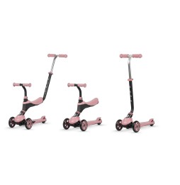 Qplay Sema 3in1 Pink Kids Scooter